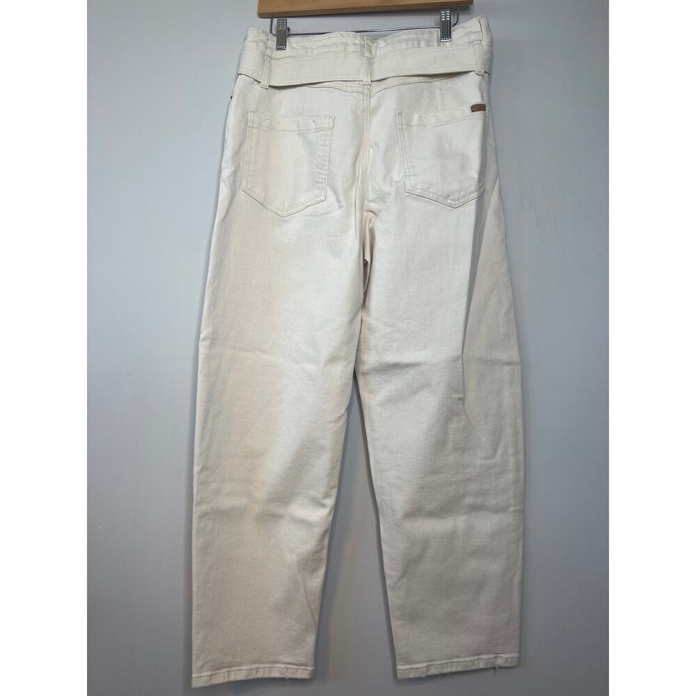 NWT Marissa Webb Stevie 80's Barrel Leg Pants Women's Sand Dune Size: 28 - Picture 6 of 10